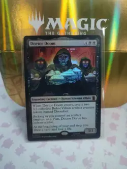 FOIL PRESALE DOCTOR DOOM Marvel Super Heroes MSH Magic MTG MINT CARD - Image 1
