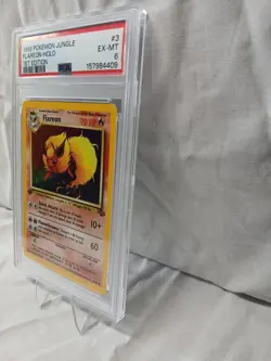 1999 Pokemon Jungle Flareon-Holo 1st Edition #3 Ex-Mt PSA 6 Vintage Rare Card!!! - Image 5