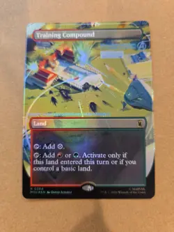 Training Compound - Foil Extended Art - MTG - Marvel Super Heroes - Card #384 - Image 1