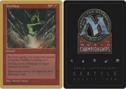 4x Fireblast - Ben Rubin - 1998 ~ Near Mint World Championship E MTG Magic x4 4 - Image 1