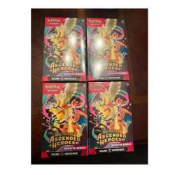 Pokemon TCG Mega Evolution: Ascended Heroes Booster Bundle Box Lot of 4 - Image 1