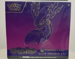 Pokemon Scarlet & Violet Base Set Pokemon Center ETB Factory Sealed Miraidon - Image 1