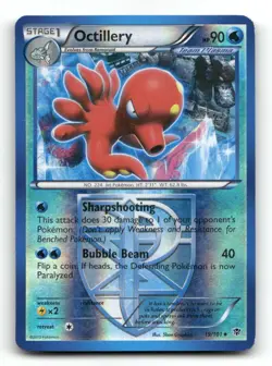 Octillery 19/101 Uncommon Plasma Blast Pokemon Reverse Holo MP - Image 1