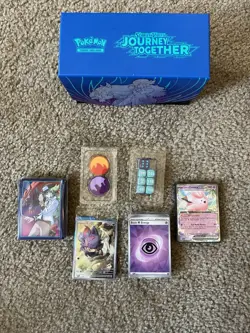 Pokemon Trading Card ETB Bulk Pack Hundreds of Cards, Sleeves, and More - Image 4