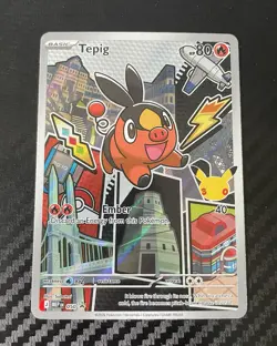 Tepig 050 Series 2 First Partner Collection Pokemon Promo (Read Description) - Image 1