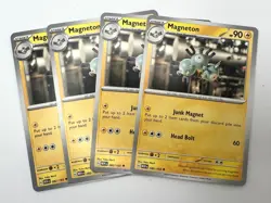 Pokemon Card 2023 Scarlet & Violet 151 Playset Magneton 082/165 x4 4x - Image 1