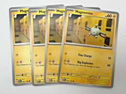 Pokemon Card 2023 Scarlet & Violet 151 Playset Magnemite 081/165 x4 4x - Image 1