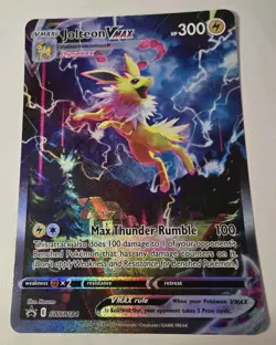 Jolteon VMax Black Star Promo Pokemon JUMBO Card SWSH184 NM 2021 English Holo - Image 1