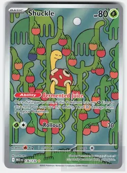 POKEMON SHUCKLE 136 MEGA EVOLUTION HOLO NM - Image 1