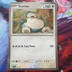 Pokemon Snorlax Scarlet & Violet Cosmos Holo Black Star Promo SVP EN 122 NM - Image 1