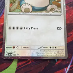 Pokemon Snorlax Scarlet & Violet Cosmos Holo Black Star Promo SVP EN 122 NM - Image 4