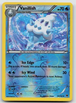 Vanillish 44/162 BREAKthrough Pokemon Reverse Holo NM - Image 1
