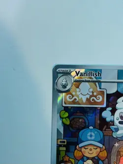 Vanillish #190/182 HOLIDAY STAMP 2023 Pokemon SV Paradox Rift - Image 3