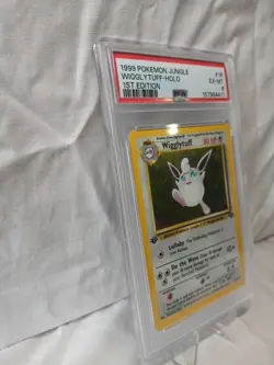 1999 Pokemon Jungle Wigglytuff Holo 1st Edition #16 Ex-Mt PSA 6 Vintage Rare!!!! - Image 3