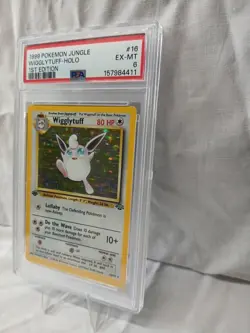 1999 Pokemon Jungle Wigglytuff Holo 1st Edition #16 Ex-Mt PSA 6 Vintage Rare!!!! - Image 4