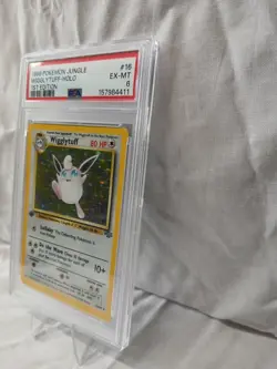 1999 Pokemon Jungle Wigglytuff Holo 1st Edition #16 Ex-Mt PSA 6 Vintage Rare!!!! - Image 5