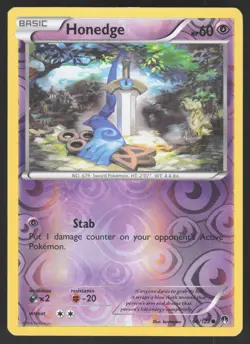 Honedge 60/122 Reverse Holo Pokemon TCG XY BREAKpoint LP - Image 1