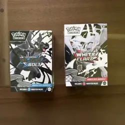 Pokemon TCG White Flare And Black Bolt Booster Bundles Factory Sealed - Image 1