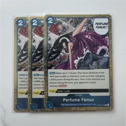 One Piece TCG Perfume Femur OP07-057 x3 Event English NM-LP - Image 1