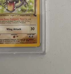 Aerodactyl 1st Edition RARE Prerelease POKEMON Card PSA 8 NM-MT FOSSIL Holo 1/62 - Image 3