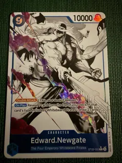 One piece Tcg Edward.Newgate Whitebeard Alt Art Foil St22 - Image 1
