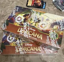 Disney Lorcana Wilds Unknown Booster Box NEW SEALED Lot Of 2 - Image 1