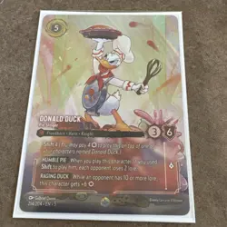 Disney Lorcana Donald Duck - Pie Slinger Enchanted Foil 214/204 LP - Image 1
