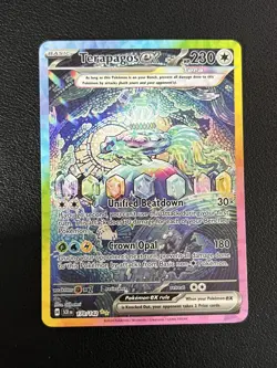 Pokemon TCG Card - Terapagos Ex 170/142 Stellar Crown Special Illustration Rare - Image 1