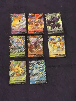 8 Pokemon Card V bundle -cards are near mint 8 cards !!! - Image 1