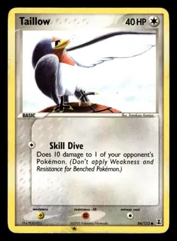 Taillow 86/113 Common Ex Delta Species Pokemon Card - Image 1