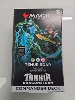 Magic the Gathering - Temur Roar Commander Deck - Tarkir Dragonstorm - Image 1