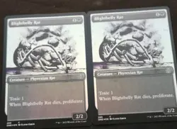 Blightbelly Rat X2 - Foil - Showcase - Phyrexia: All Will Be One - NM - EN - 289 - Image 1