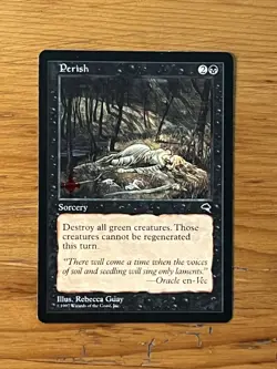 MTG - Magic the Gathering - Perish - Tempest - Pro Tour Stamped - NM - Image 1
