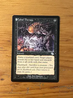 MTG - Magic the Gathering - Cabal Therapy - Judgment Judgement - Image 1