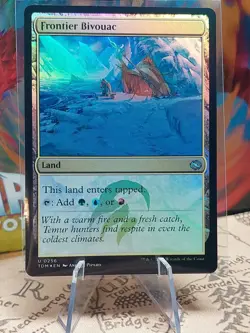 MTG Frontier Bivouac - Foil NM-Mint Tarkir: Dragonstorm - Image 1