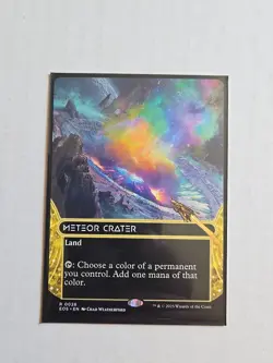 Meteor Crater (Borderless) - Eternities: Stellar Sights - NM - MTG Magic - Rare - Image 1