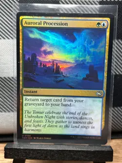 MTG TCG: Auroral Procession 169, Tarkir: Dragonstorm _ FOIL - Image 1