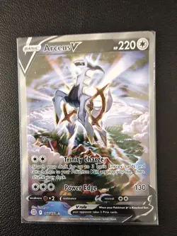 Pokemon TCG 12-Card Lot Full Art Holo Celebi V Arceus V 2021 EN Cosmic Eclipse - Image 5
