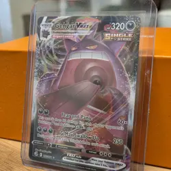 2021 Pokemon Gengar VMAX Gigantamax 157/264 Full Art Fusion Strike TCG Card NM - Image 1