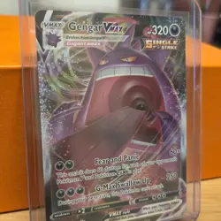 2021 Pokemon Gengar VMAX Gigantamax 157/264 Full Art Fusion Strike TCG Card NM - Image 4