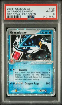 Pokemon Gyarados EX - Holo Ultra Rare Fire Red & Leaf Green PSA 8 - Image 1