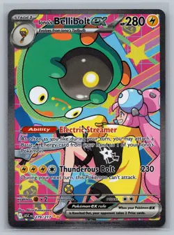 Iono's Bellibolt ex 279/217 Special Illustration Rare Ascended Heroes Pokemon NM - Image 2