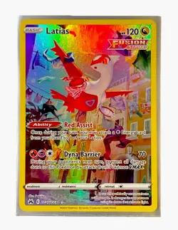 Latias 2023 Pokemon TCG SWSH Crown Zenith GG20/GG70 Galarian Gallery Full Art - Image 1