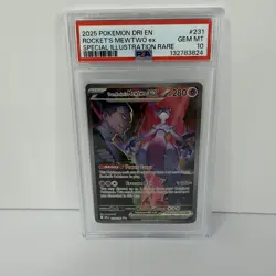 Team Rocket's Mewtwo ex 231 Pokemon Scarlet & Violet Destined Rivals SIR PSA 10 - Image 3