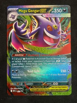 Pokemon TCG Mega Gengar EX 073 Black Star Promo Mega Moonlit Tin NM - Image 1