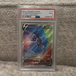 Pokemon Origin Forme Dialga V Full Art Holo 177/189 Astral Radiance PSA 9 - Image 1
