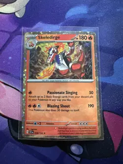Pokemon TCG: Scarlet & Violet Quaquaval Skeledirge Meowscarada Cosmos Holo - Image 2