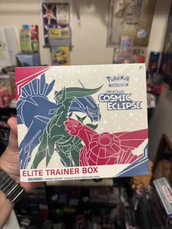 Pokemon TCG Sun & Moon Cosmic Eclipse ETB Sealed Elite Trainer Box - Image 1