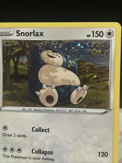Snorlax 141/192 - Pokemon: SWSH02 Rebel Clash - Cosmos Holo Rare Promo - Image 2