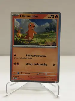 Charmander 007/091 COSMOS HOLO W/ SWIRL Pokemon English TCG - Image 1